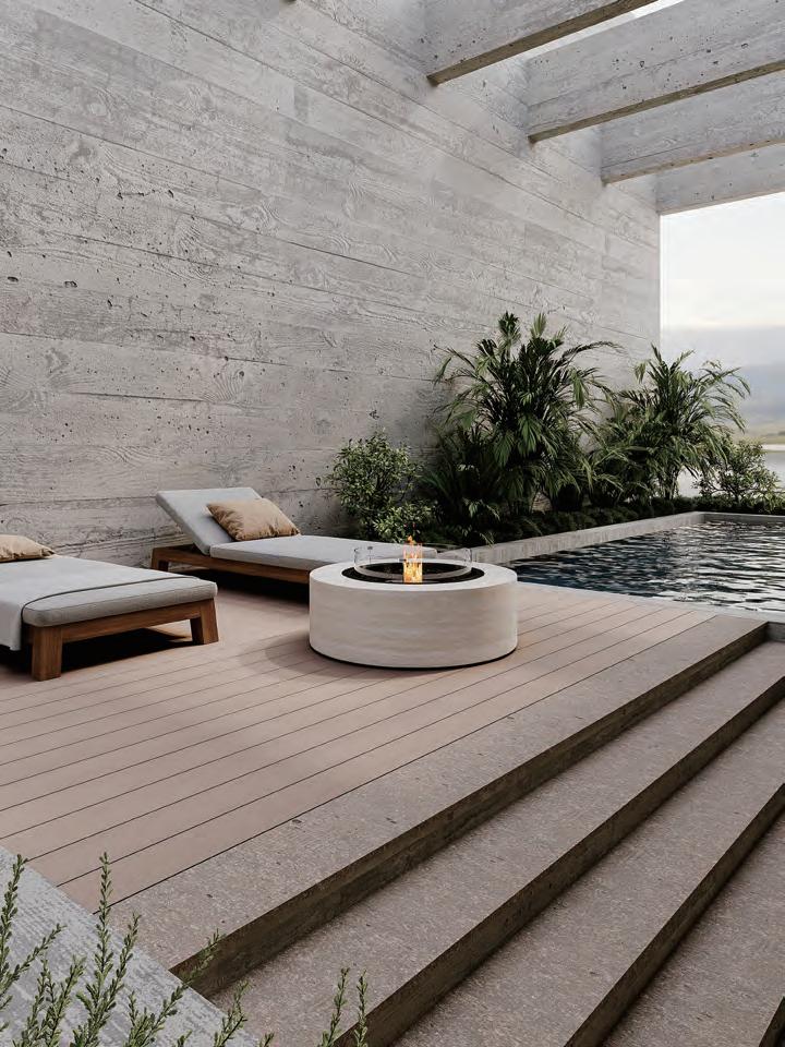 LK TRAVERTINE fireplace