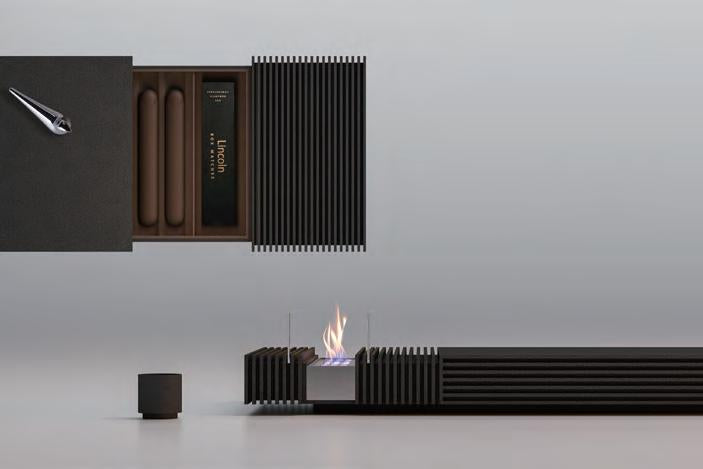 LK CIGAR fireplace